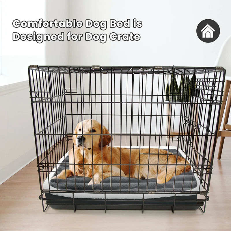 Dog Bed Mat with Zipper Remolvable Pet Mattress for Dog Sleeping Mat Washable Dog Mattress Pet Pad Cushion for Small Medium Pet 240722