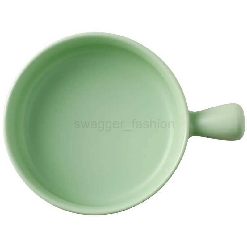 Bake Baking Bowl With Handle Oven Baked Rice Bowl Nordic Ceramic Instant Noodle Bowl Fruit Salad Bowl Home Creative TablewareB270723