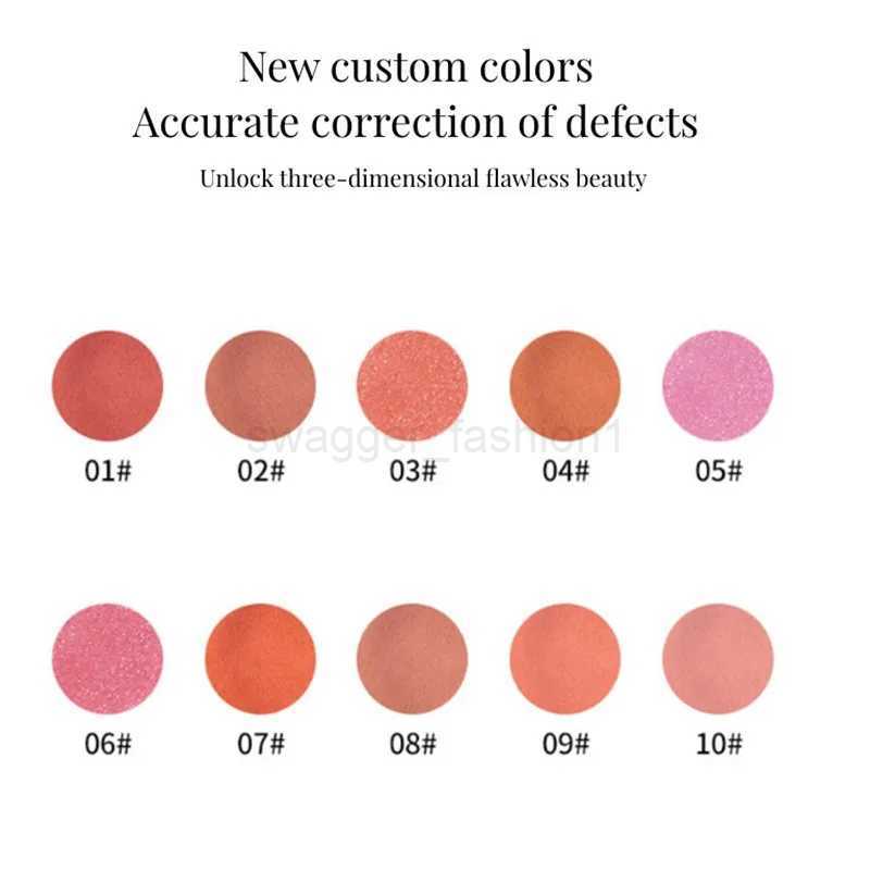 Foreverkey Blush Soft Shimmering Matte Powder Face Makeup Natural Brightening Highlight Nude Makeup CreamB240722