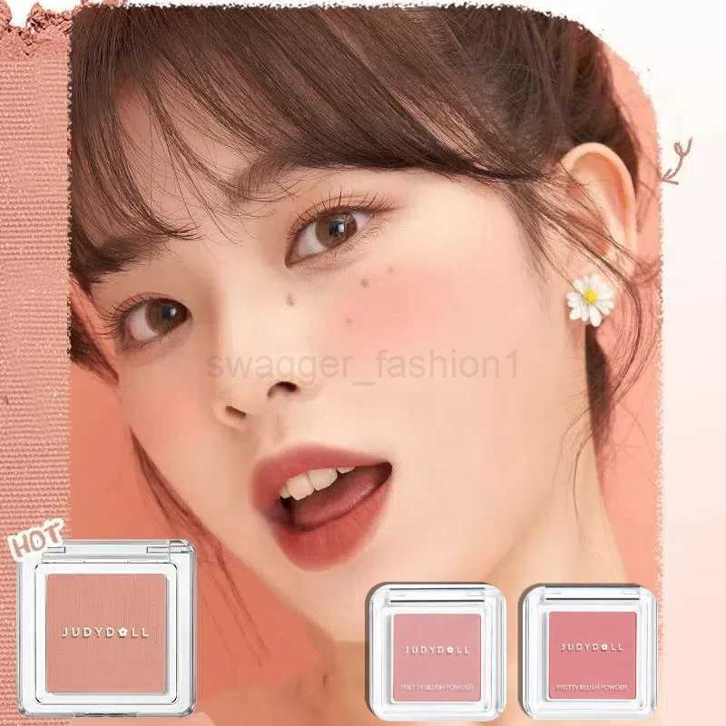 Judydoll Monochrome Blush Portable Silky Cream Multipurpose Blusher Eyeshadow Nude Natural Brighten Skin Tone Makeup CosmeticsB240722