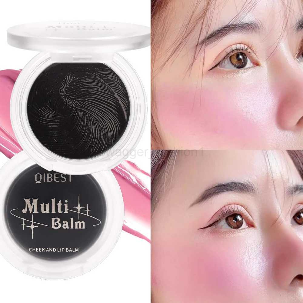 Velvety Temperature-Changing Blush Black Natural Long-lasting Blendable Contouring Blush Cream for Cheeks and Lips Tint MakeupB240722
