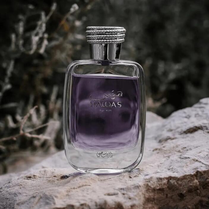 Rasasi Hawas for Him Perfume 100ml Man Fragrance Eau De Parfum 3.3oz Long Lasting Smell Brand EDP Men Cologne Spray Male Body Mist High Quality Fast D