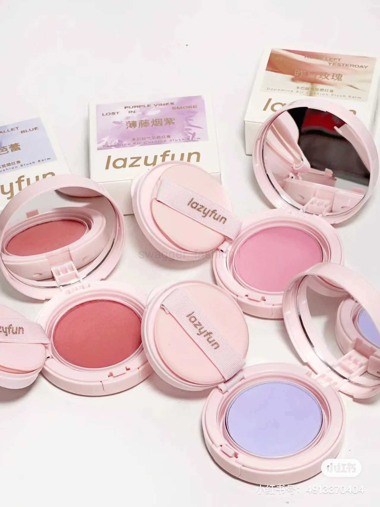 Lazyfun Air Cushion Blush brighten skin natural blushB240722