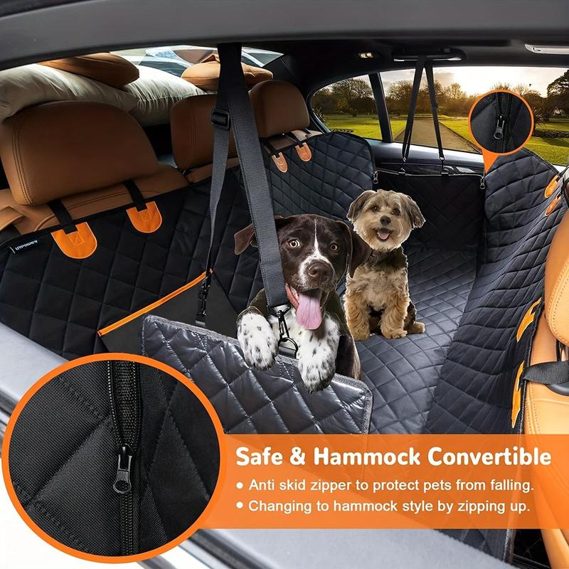 Waterproof Pet Car Seat Protector - Durable Travel Mat with Easy-Clean Surface for Dogs & Cats