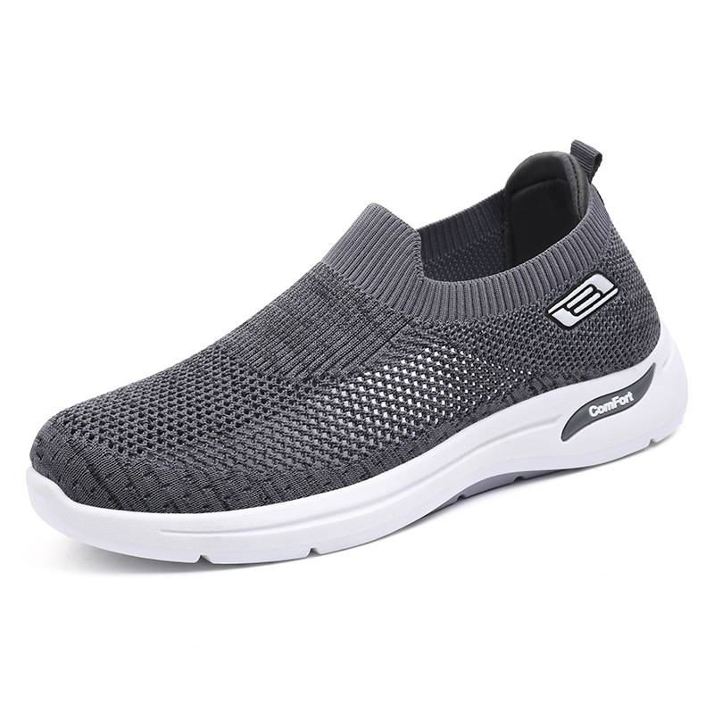 Men's wholesale 2024 new men's spring live broadcast hot selg casual breathable hollow mesh shoes
