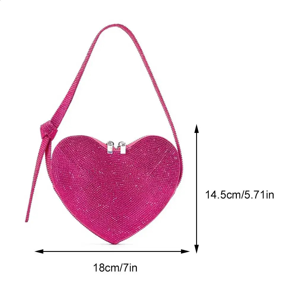 Evening Handbag Solid Color Clutch Purse Handbags Adjustable Shoulder Strap Sparkly Mini Bag Lightweight All-Match Shoulder Bag 240722