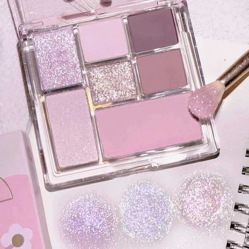 7 Colors Eyeshadow Palette Pearly Matte Earth Color Eyeshadow Portable Shiny Long Lasting Natural Eyeshadow Eye Makeup CosmeticXJ250520