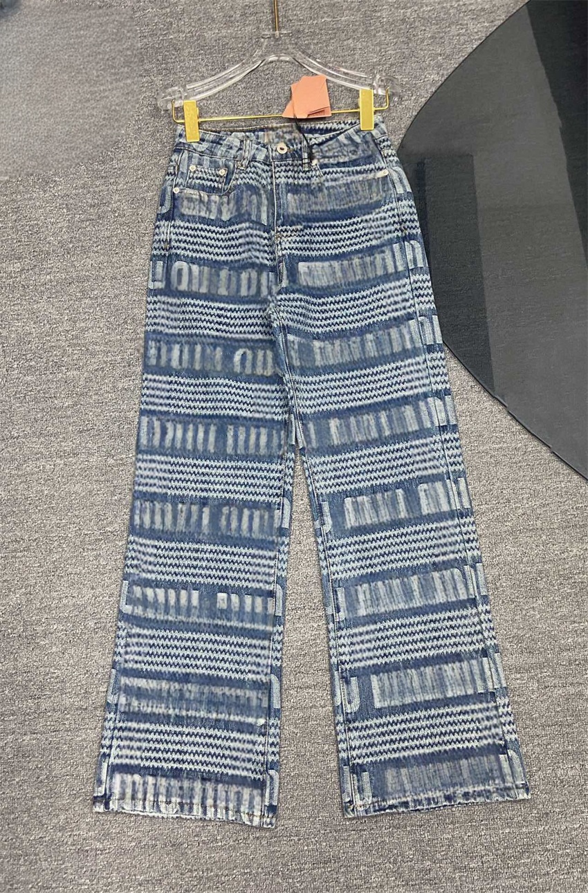 2023 designer womens jeans female retro designer jeans women's jacket jacket female Milan runway designer dress casual long-sleeved top clothing suit B931