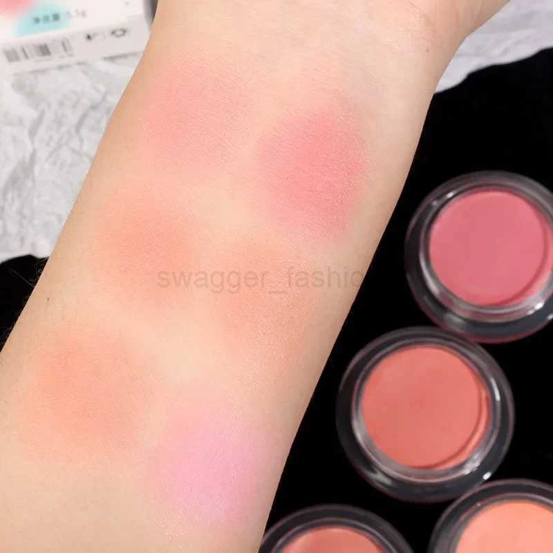 Milk Tea Peach Moisturizing Blush Cream Makeup 5 Colors Waterproof Lasting Cheek Blusher Pigment Contour Shadow Pallete CosmeticB240722