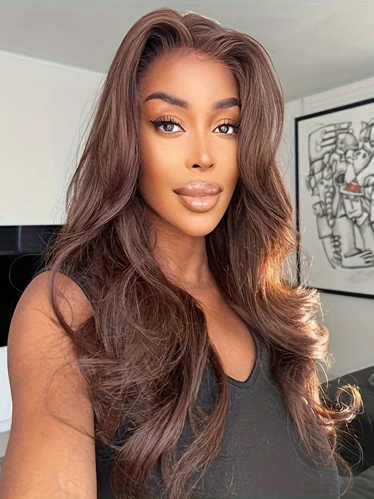 Body Wave HD Transparent Lace Front Wig raw Hair HD Frontal Wig 180% Density Human Hair loose wave natural human hair Wigs For Women