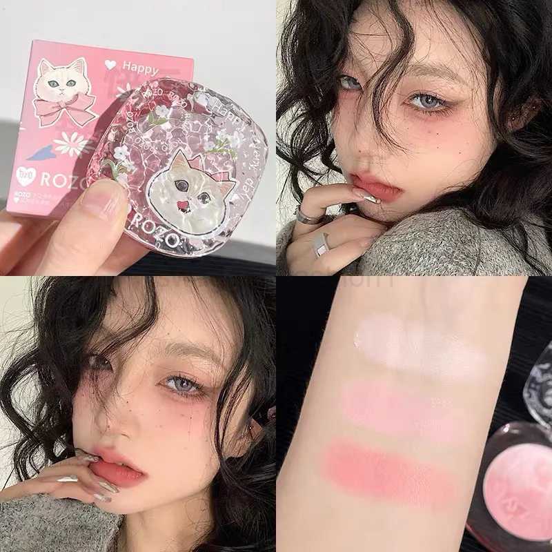Cute Blush Palette Natural Radiance Korean Shading Makeup Powder Instant Cheekbones Contouring Face Blusher Pallet CosmeticsB240722