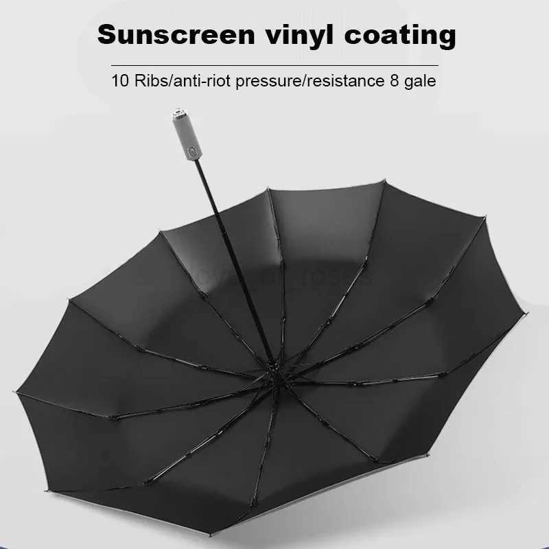 Windproof 3 Storm Large Women 130cm Men Paraguas Foldable For Travel Strong Rain Size Big Family Umbrella FoldingM240722