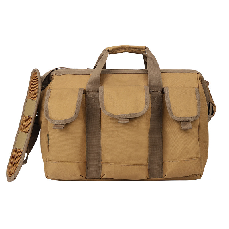 New off-the-shelf cross-border 600D Polyester multifunctional portable commuter dual-layer Tactical Kit pistol bag