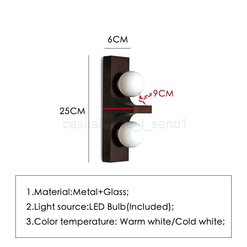 Long Wall Lamp Brushed Metal Quality Beside Light Sconce Home Decoration Minimalist Creative Double Head Wall lamp LED LightingCL240722