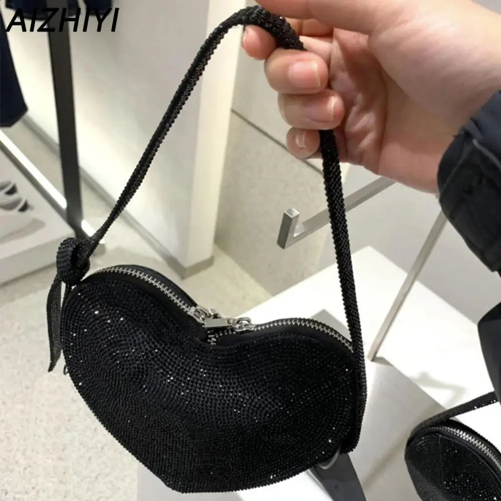 Evening Handbag Solid Color Clutch Purse Handbags Adjustable Shoulder Strap Sparkly Mini Bag Lightweight All-Match Shoulder Bag 240722