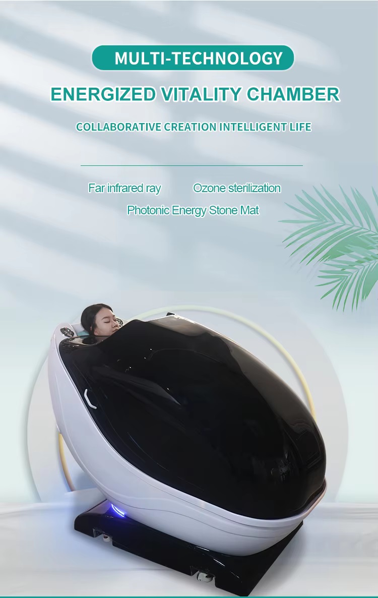 Newest sitting steam saun infrared full spectrum sauna capsules infared sauna capsule with soaking spa capsule for sale