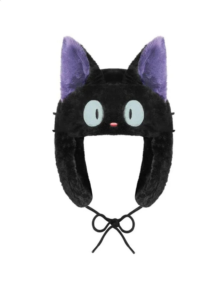 Cartoon hat female autumn and winter warm ear protection Lei Feng hat fashion plush cold cute hat 240712