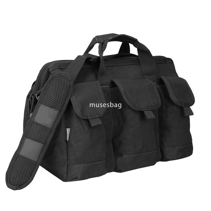 New off-the-shelf cross-border 600D Polyester multifunctional portable commuter dual-layer Tactical Kit pistol bag