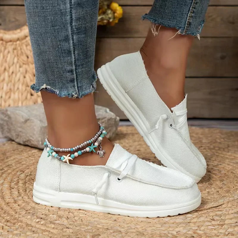 2024 Spring/Summer Womens Vulcanized Sports Shoes Womens Casual Flat Shoes Womens Fashion Shoes 240719
