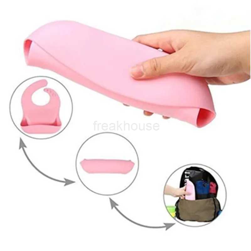 Fashionable Silicon Breastplate Baby Bib Waterproof Solid Infant Bandana Bibs Newborn Feeding Burp Cloth Drooling Scarf DropshipCL240722
