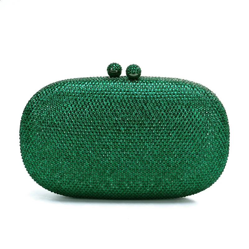 28 Colors Women Orange/Green Evening Bags Stones Clutch Bags for Wedding Party Bridal Rhinestones Purse Lady Handbags and Purses 240722