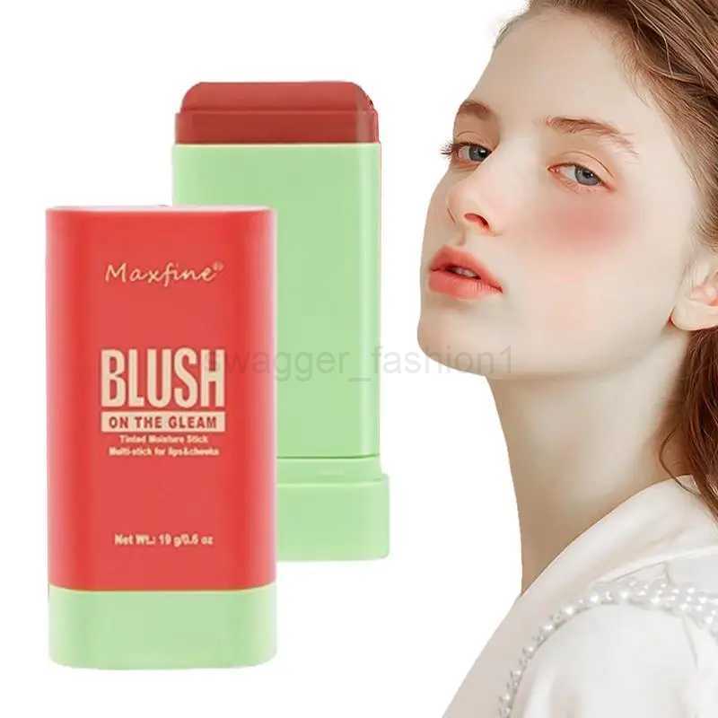 Makeup Blush Stick Waterproof Multi-purpose Facial Nourishing Blush Stick Cheek Natural Blusher Cute Korean Makeup for WomenB240722