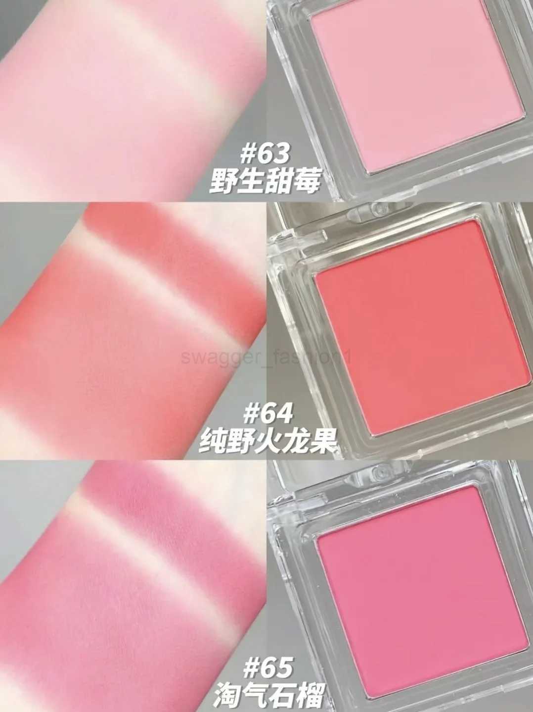 Judydoll Monochrome Blush Portable Silky Cream Multipurpose Blusher Eyeshadow Nude Natural Brighten Skin Tone Makeup CosmeticsB240722