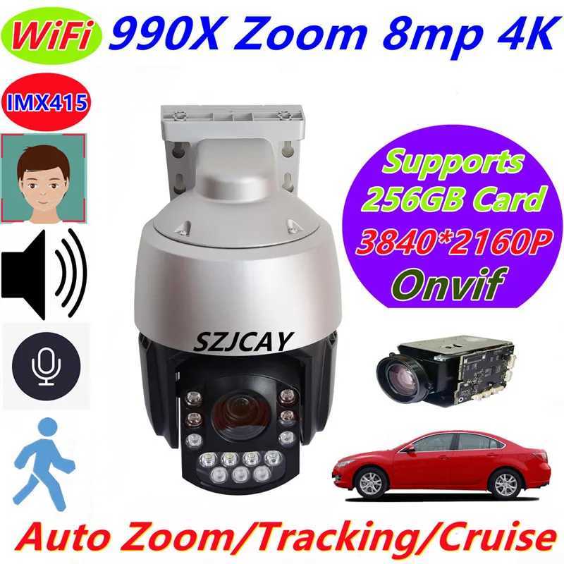 IP Cameras Wifi Survalance Camera 8MP 4K 990X Zoom PTZ IP Camera 4G Sim Card Outdoor Video Security Protection CCTV Surveillance CameraL247
