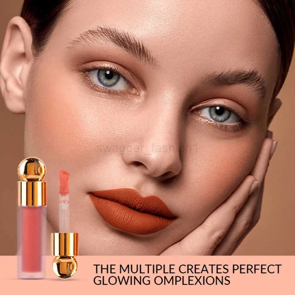 Custom 7 Color Liquid Blush Portable Esay To Use Long Lasting Brighten Easy To Wear Face Makeup Bulk Private LabelB240722