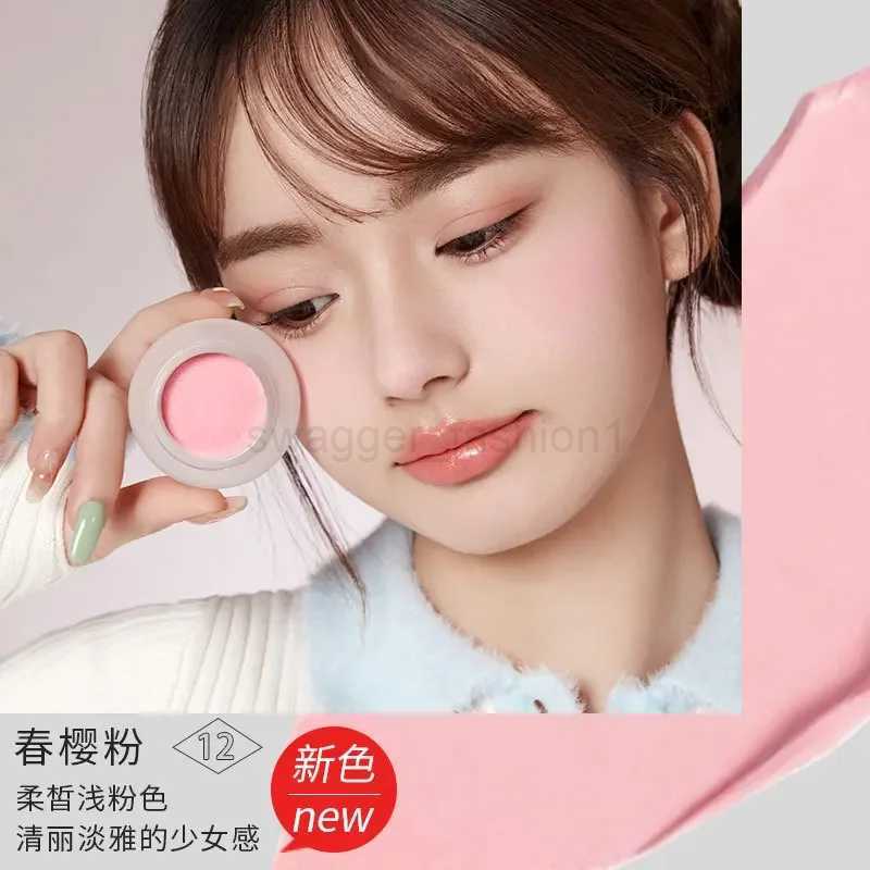 Foreverkey Blush Paste Mud New Ruddy Sun Red Womens Monochrome Blush Purple Expansion Color Eye Shadow Matte Blush MudB240722
