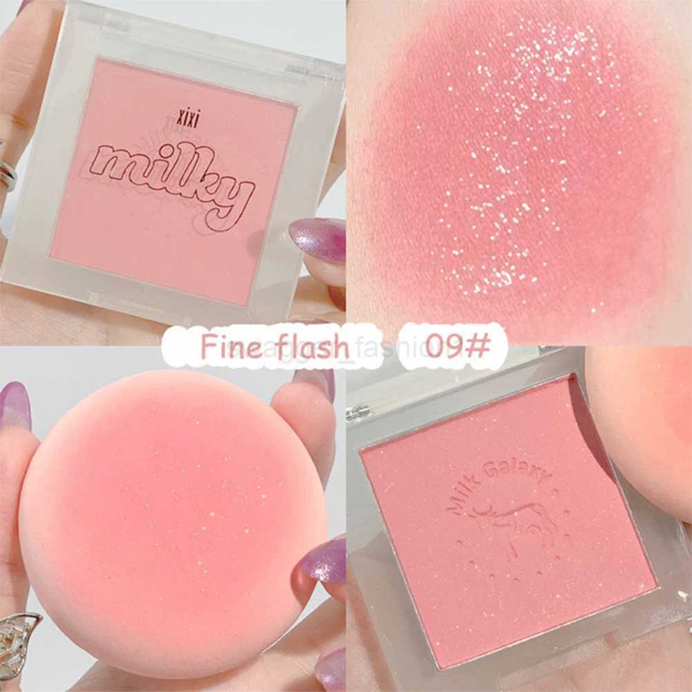 Soft Matte Blush Mini Portable Peach Face Mineral Pigment Cheek Blusher Powder Makeup Professional Contour Shadow Pink BlusherB240722