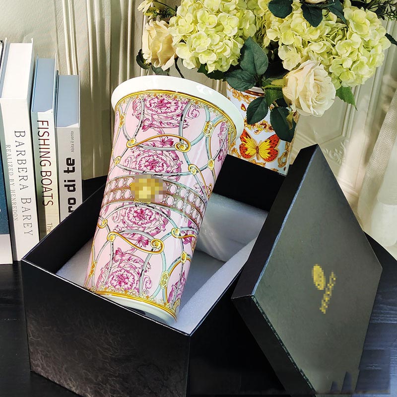 Ceramic vases, living room TV cabinets, European dining table decorations, tableware, gifts