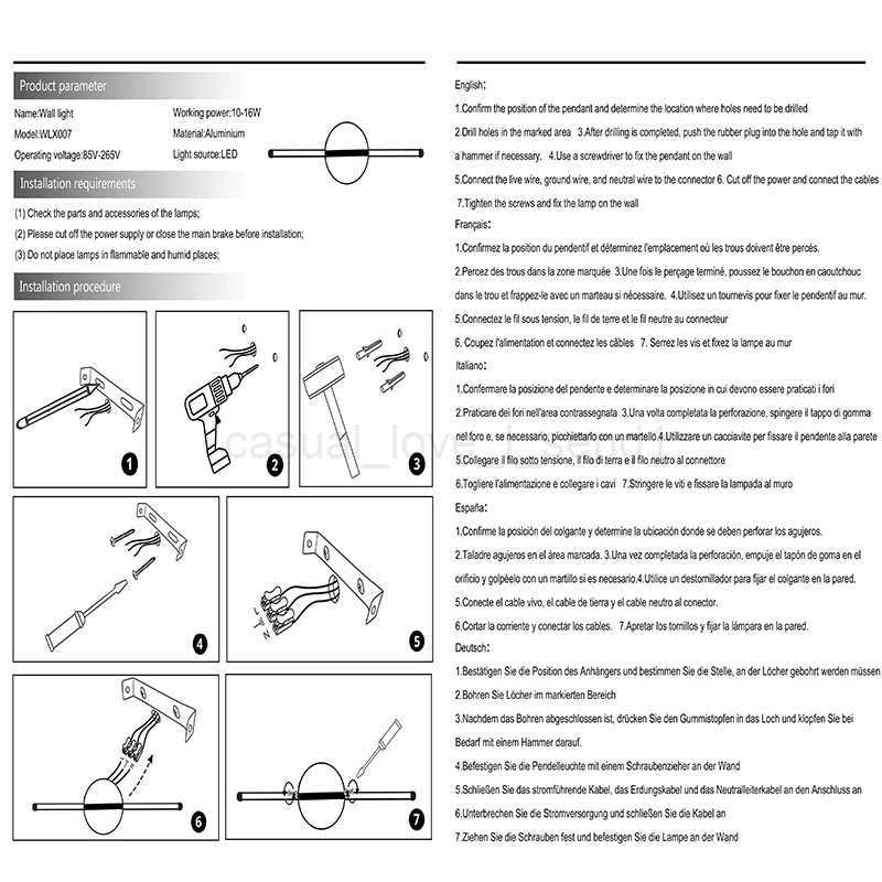 Modern LED Wall Lamp Black Gold Mirror Light Dresser Bathroom Toilet Long Strip Lamps Home Decor Led Lighting Fixture LustreCL240722