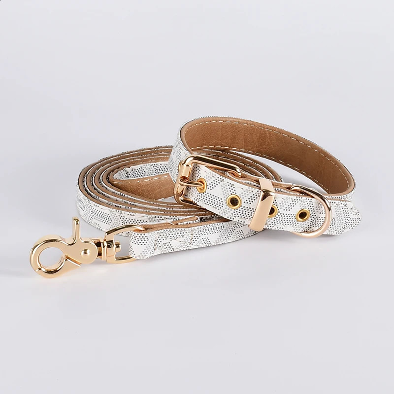 Loudik dog collar with name board customized personalized recycling ECO leather pet accessories fashionable patterns wholesale 240722