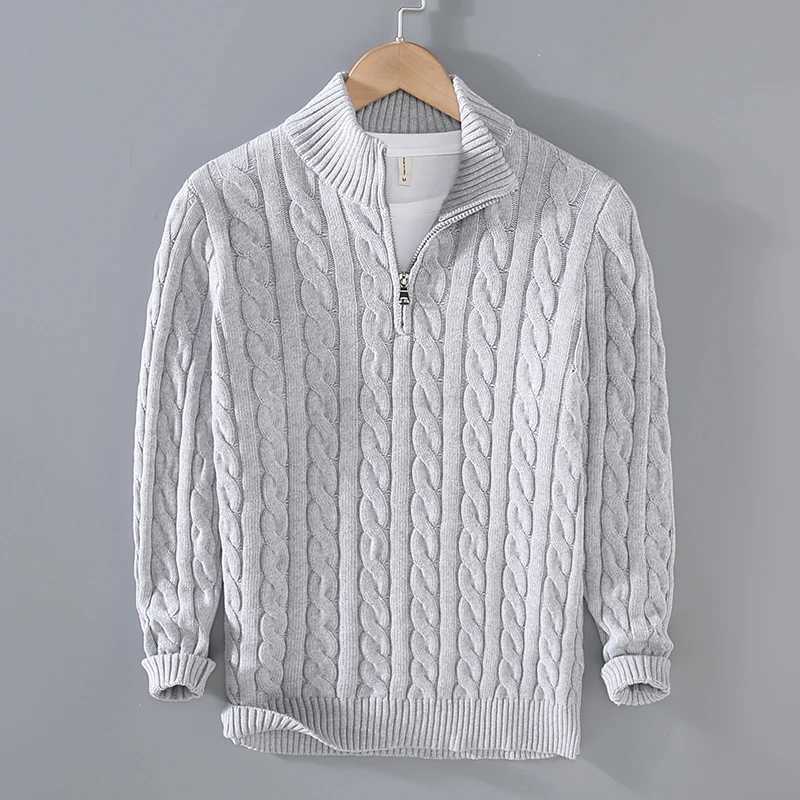 Suehaiwes Italy Style Brand Cotton Sweater Men Trend Twist Thick Sweaters For Men Chandail Svetr Maglione Sweatshirt Z240912