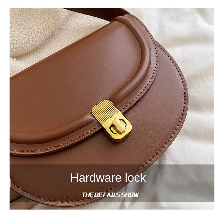 YOUDEYISI Saddle Bag Womens Bag Retro High-end Niche Messenger Shoulder Bag 240723