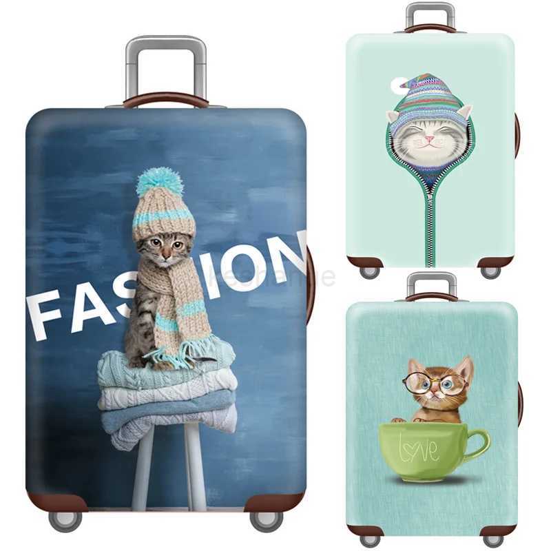 Cartoon Luggage Case CoverTravel Accessories For 18-32 Inch SuitcasesBaggage Trunk Elastic Protective CoverTrolley Dust CoverXJ240723