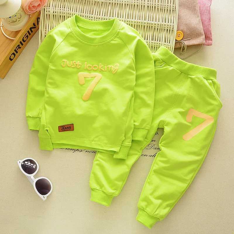 New Autumn Spring Baby Girl Clothes Suits Kids Boys Clothing Children Fashion T-Shirt Pants 2Pcs/Set Toddler Infant Tracksuits R250606