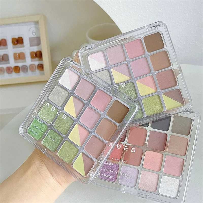 16 Color Mint Green eye shadow Palette Lovely Pink eye shadow Palette Lasting Flash eye shadow Korean Beauty MakeupW240730