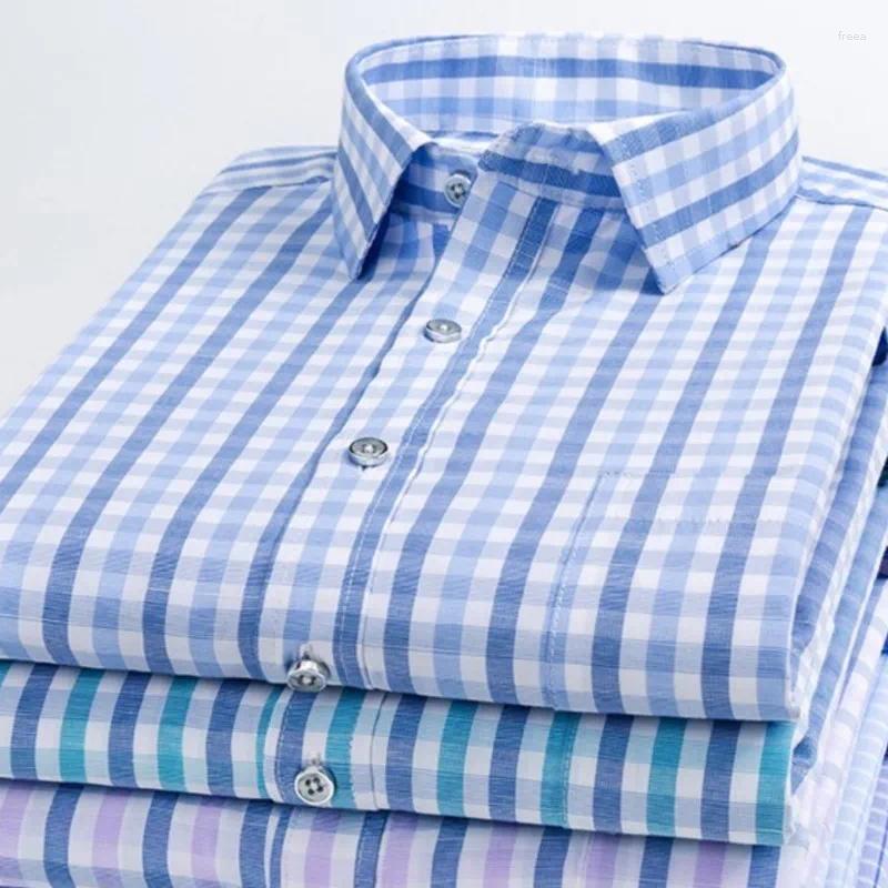 Men's Dress Shirts Classic Long Sleeve Shirt Male Korean Version Trend Business Youth Handsome Casual Tide High Quality