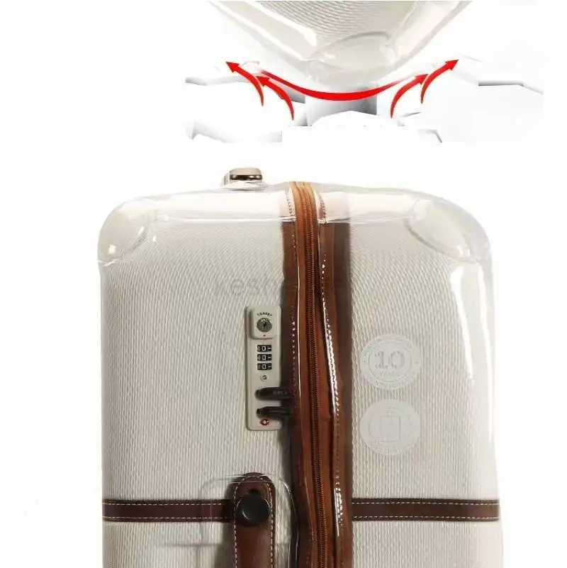Transparent Cover for Delsey Chatelet Air Suitcase Protector with Zipper Luggage Case Customized Not Include SuitcaseXJ240723