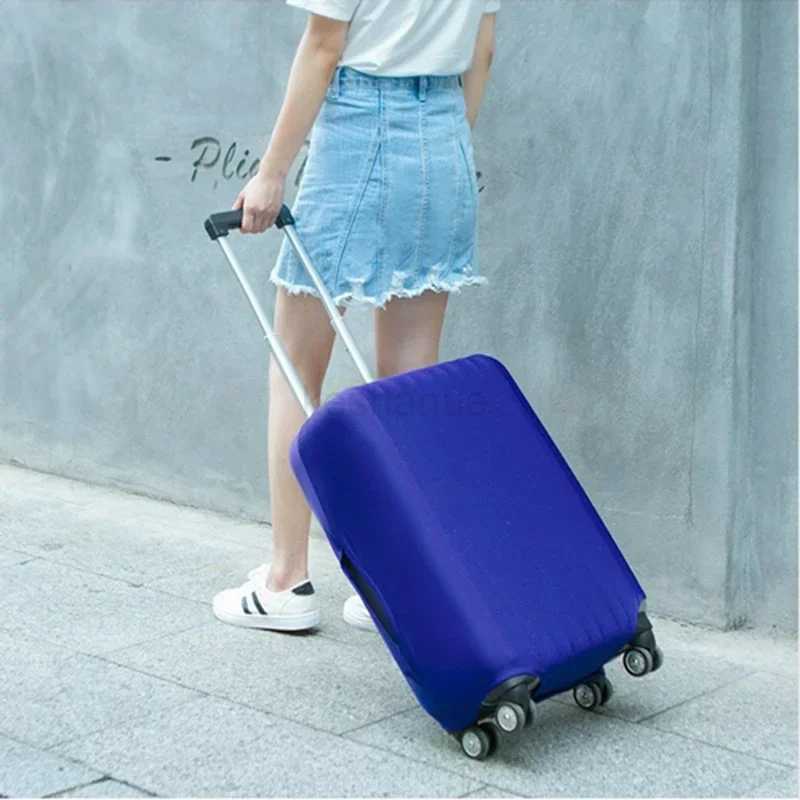 Suitcase Covers Portable Trolley Box Cover Zipper Suit for 18-32 Inch Bag Thicker Elastic Dust Cover Travel AccessoriesXJ240723