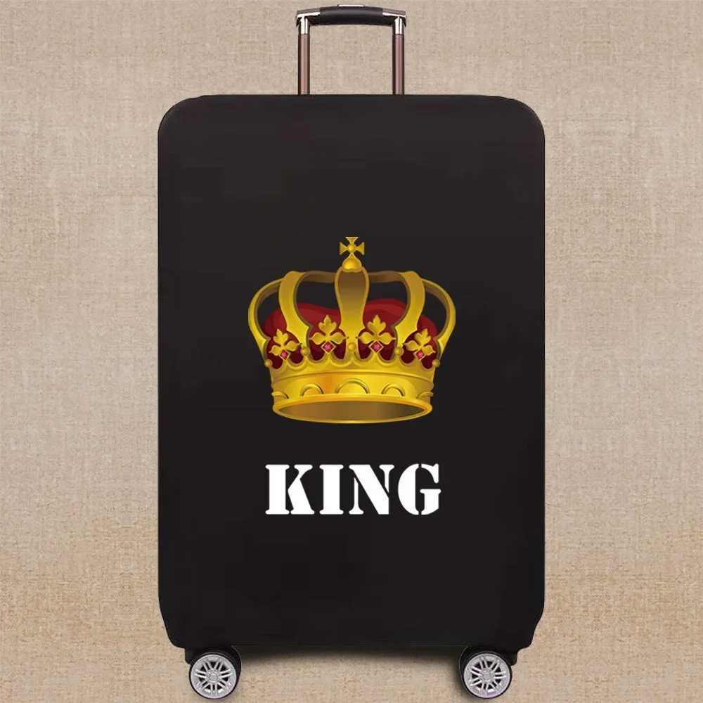Luggage Protective Cover Suitcase Dust Luggage Protective Cover 18-32 Inch King Pattern Series Elastic Cover Travel AccessoriesXJ240723
