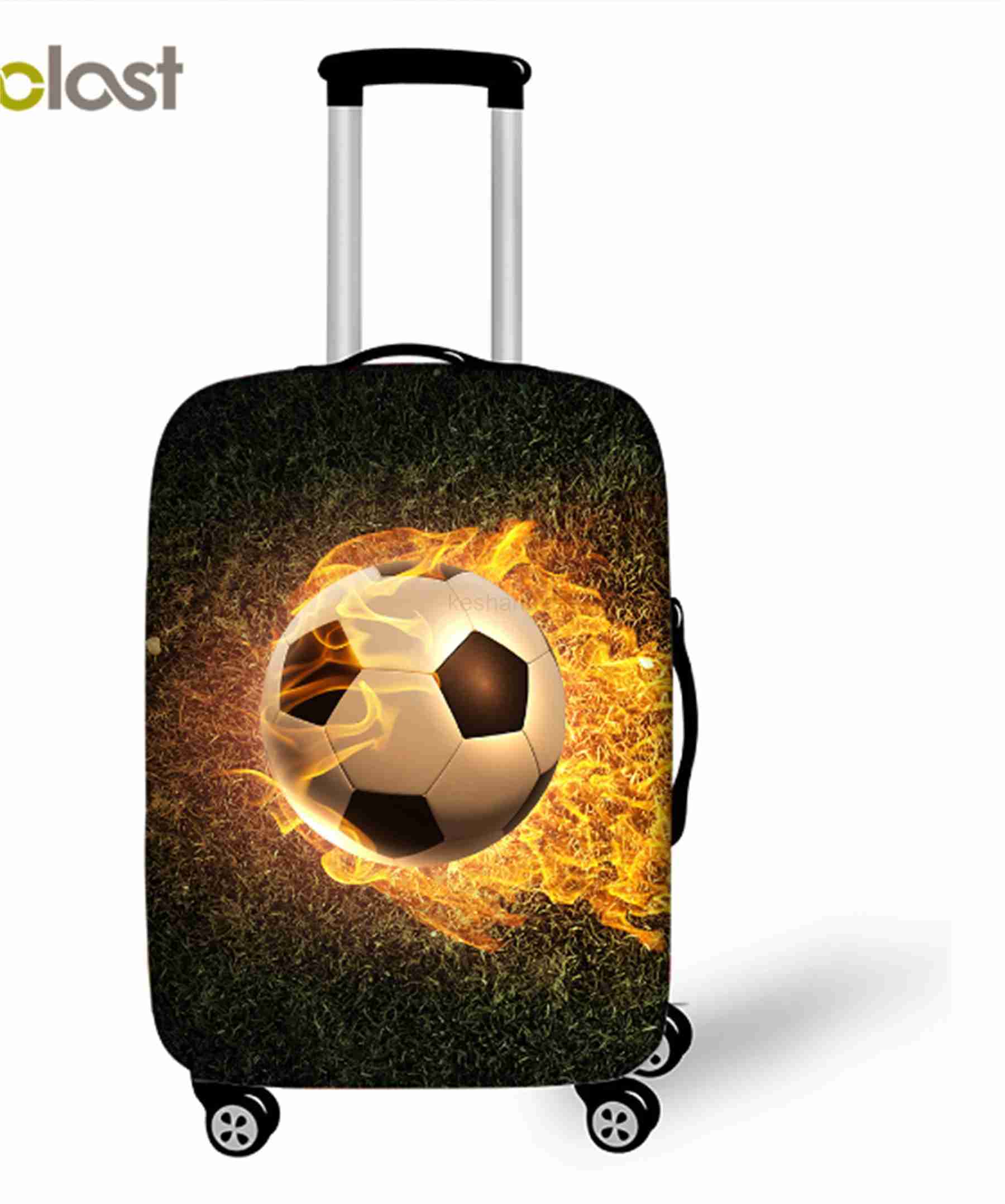 New Football Graphics Colour Graphics Pattern Suitcase Dust Waterproof Cover Unisex Pull Rod Box Protective CoverXJ240723