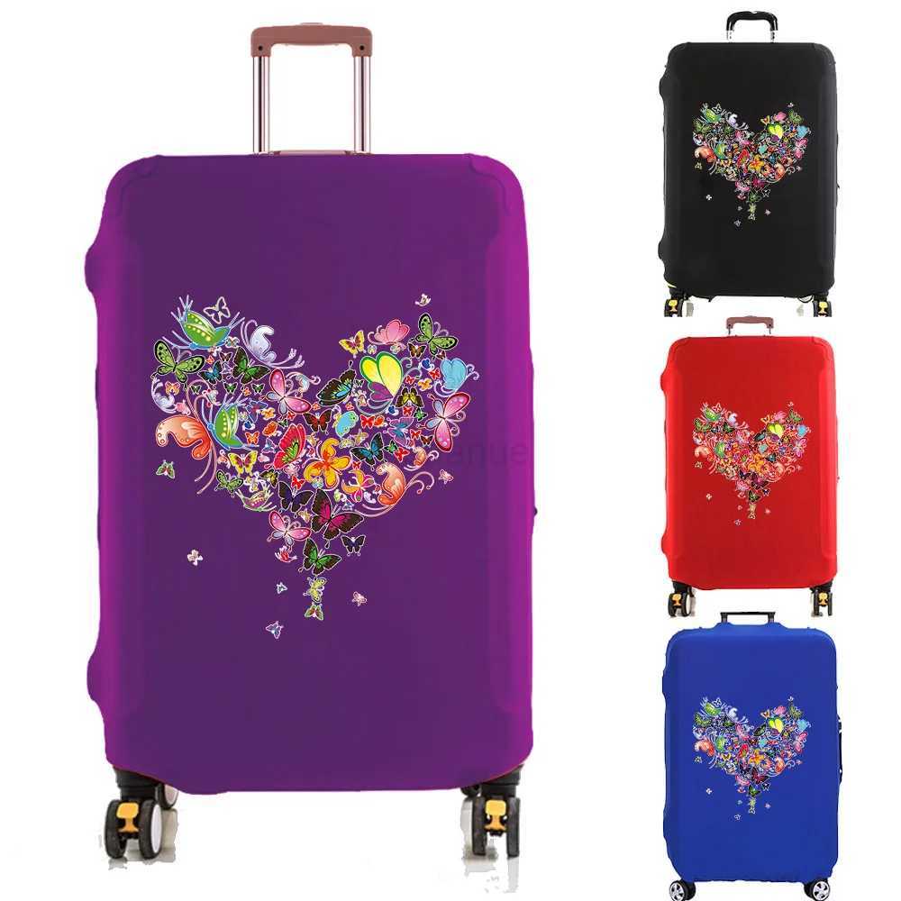 Luggage Cover Suitcase Protector Love Graphic Print Thicker Elastic Dust Covered for 18-32 Inch Trolley Case Travel AccessoriesXJ240723