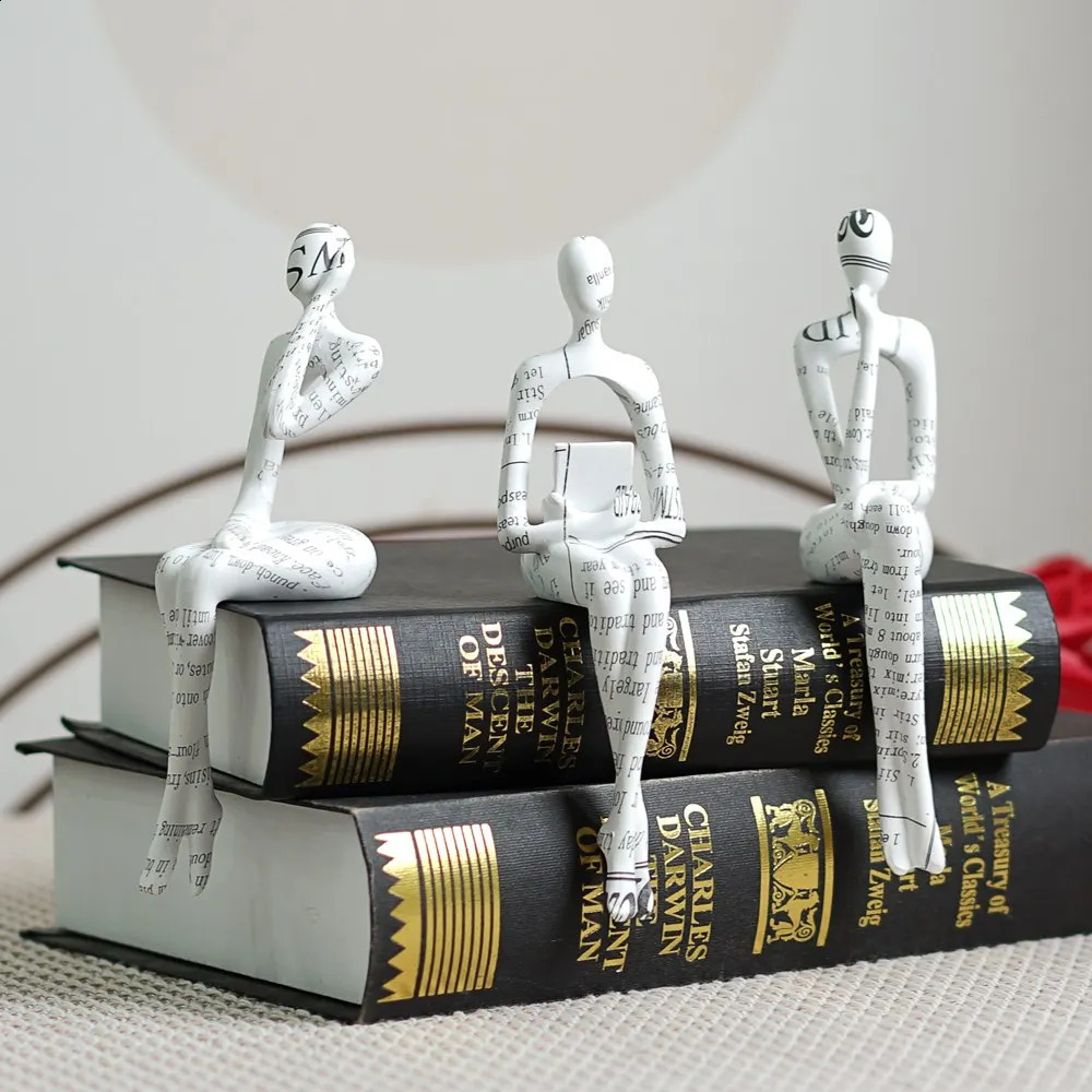 Vilead Graffiti Abstract Figurine Modern Pop Art Sculpture Interior Home Decoration Living Room Bookshelf Desk Decor Accessories 240723