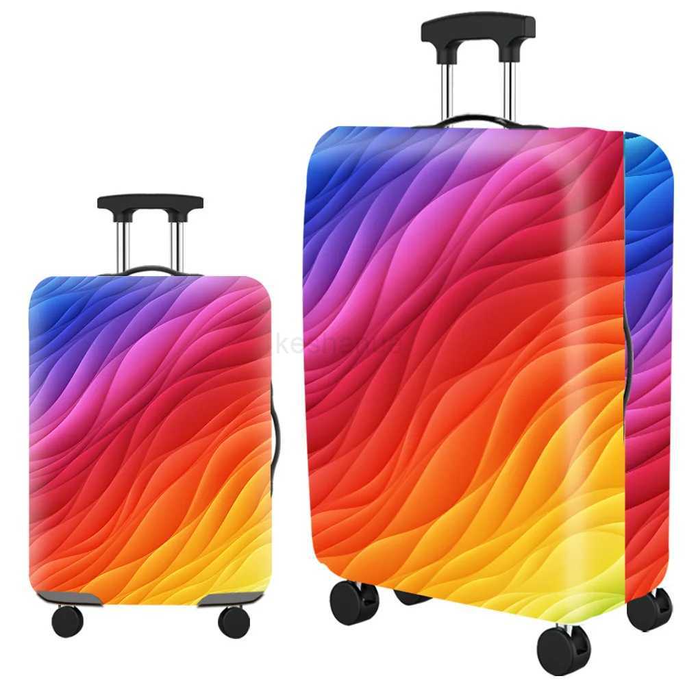 Thick Elastic World Map Luggage Protective Cover Zipper Suit For 18-32 inch Bag Suitcase Covers Trolley Cover Travel AccessoriesXJ240723