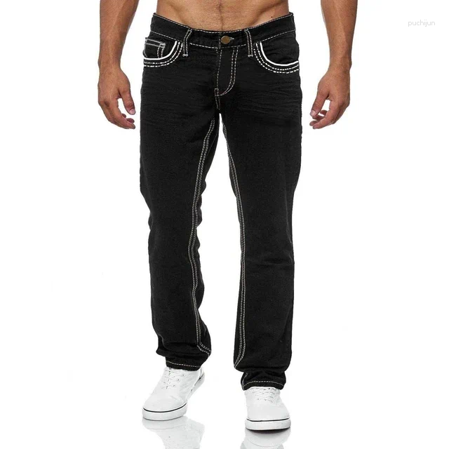2025 S Fashion Designer Men S Jeans In Men Washed No Hole Jean Spring Summer Boyfriend Streetwear Loose Cacual Designer Long Denim Pants Trousers