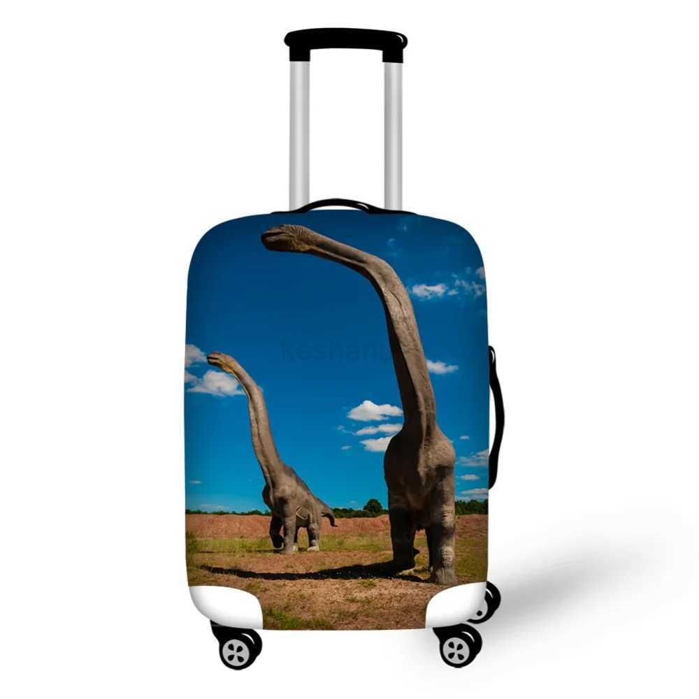 luggage travel suitcase Cover dinosaur Prints luggage Protective Cover Elastic Travel Accessories Trolley Case Cover With ZipperXJ240723
