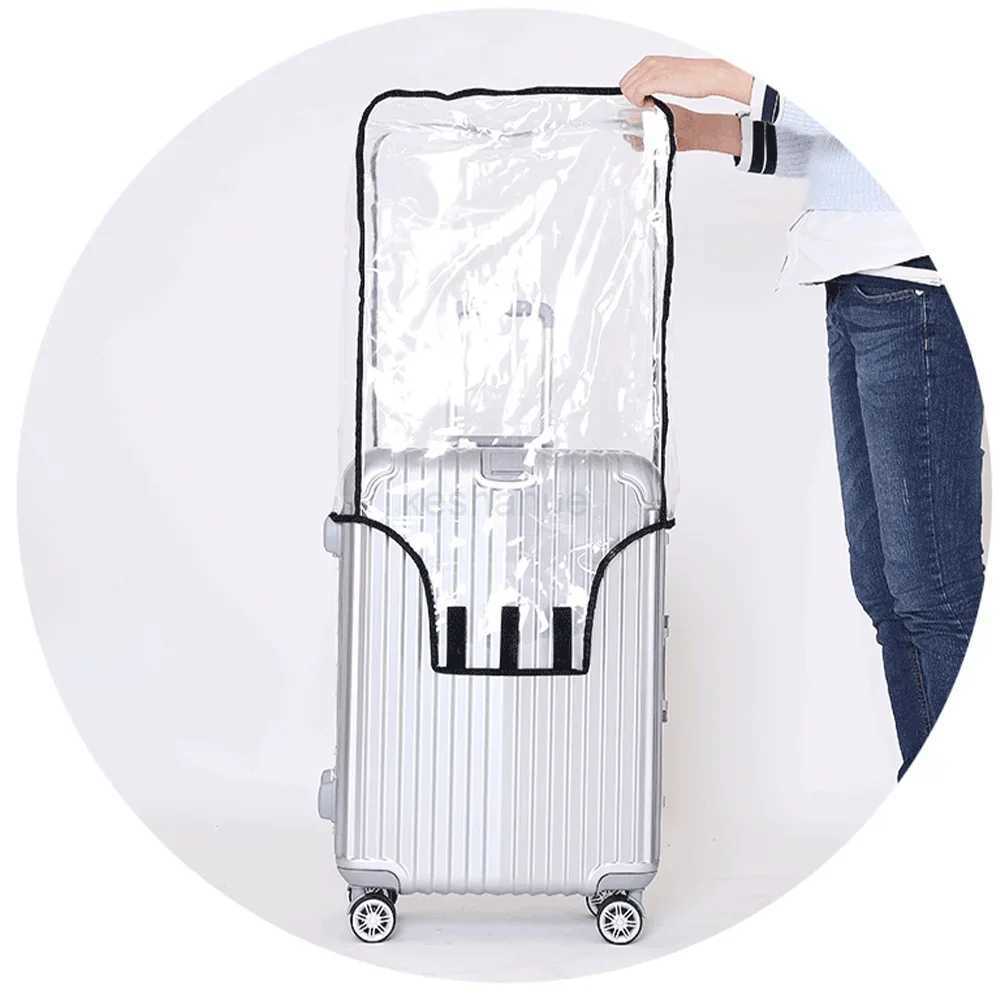 Full Transparent Luggage Protective Cover Waterproof PVC Suitcase Case Suit for 18-30 Inch Trolley Suitcase Dustproof CoverXJ240723